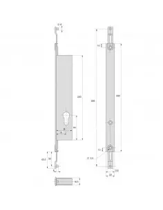 Serrure À Larder 2 Points Stremler Assa Abloy À Tringle... 2