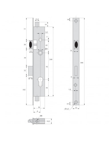 Serrure À Larder 3 Points Stremler Assa Abloy À...