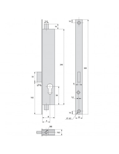 Serrure À Larder 3 Points Stremler Assa Abloy À...