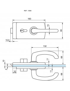 Serrure De Milieu Lagune Stremler Assa Abloy À Déport 2
