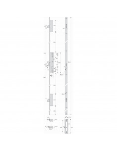 Serrure 3 Points Stremler Assa Abloy Pêne Dormant Série 6372 2