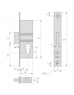 Monopoint À Larder Stremler Assa Abloy Série 2162 2