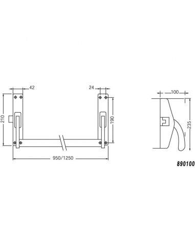 Antipanique Jpm Cross-Bar 89