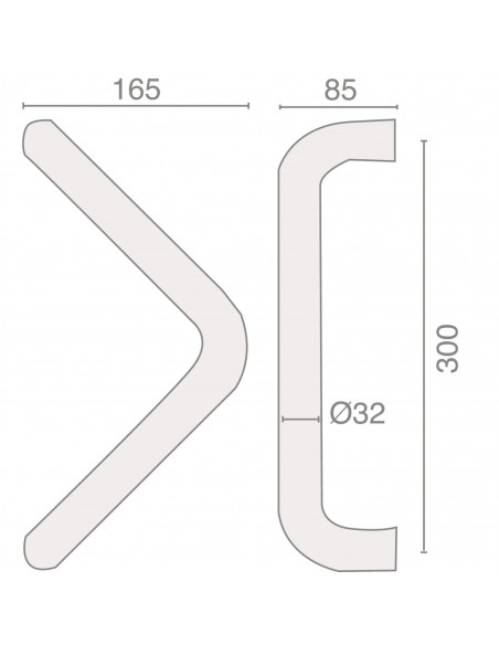 Poignée Heracles En V - Série 401