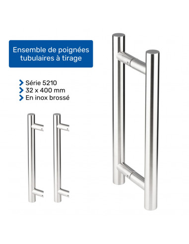 Ensemble De Poignée Tubulaire Heracles Série 5210