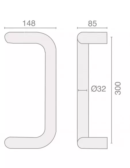 Poignée Contre-Coudée Heracles Série 301