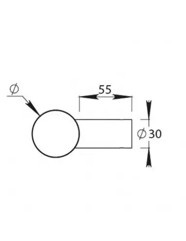 Poignée Tubulaire Duval Inox 1865/1885 Sur Mesure