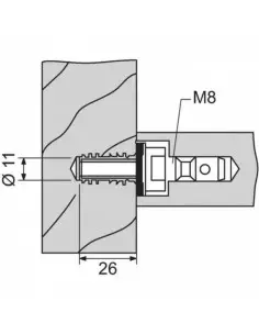 Accessoire Pour Poignée Normbau Tubulaire 2