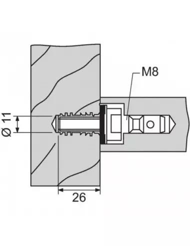 Accessoire Pour Poignée Normbau Tubulaire