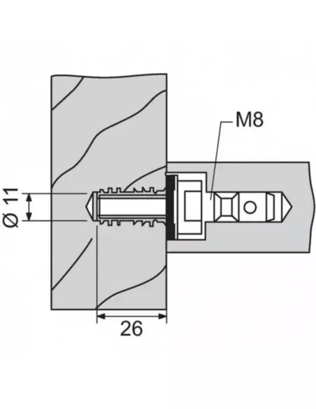 Accessoire Pour Poignée Normbau Tubulaire