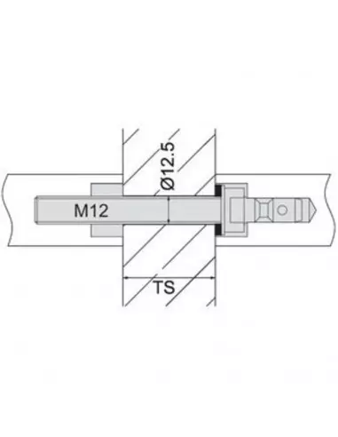 Accessoire Pour Poignée Normbau Tubulaire