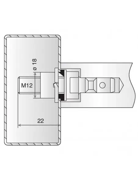 Accessoire Pour Poignée Normbau Tubulaire
