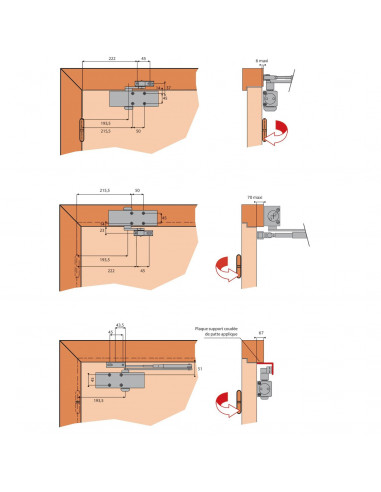 Ferme-Porte Hr200 Heracles Avec Bras À Compas