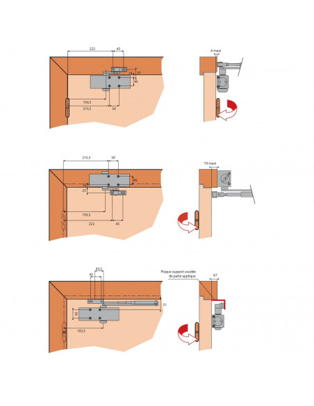Ferme-Porte Hr200 Heracles Avec Bras À Compas
