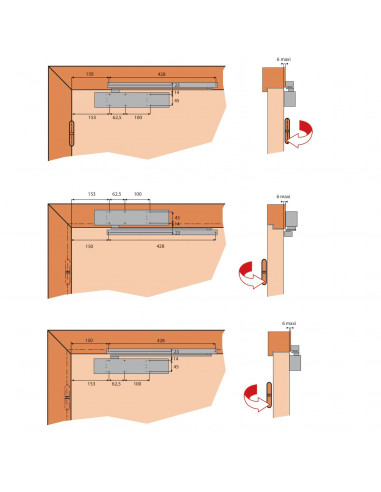 Ferme-Porte Hr500 Heracles Bras À Glissière