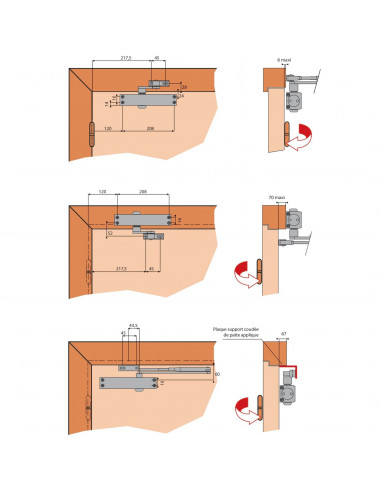 Plaque Support Heracles De Bras Standard...
