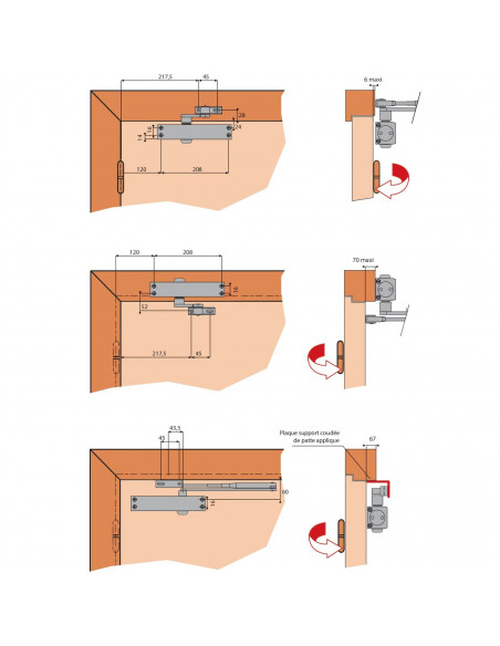 Plaque Support Heracles De Bras Standard Hr150/200/300 -5