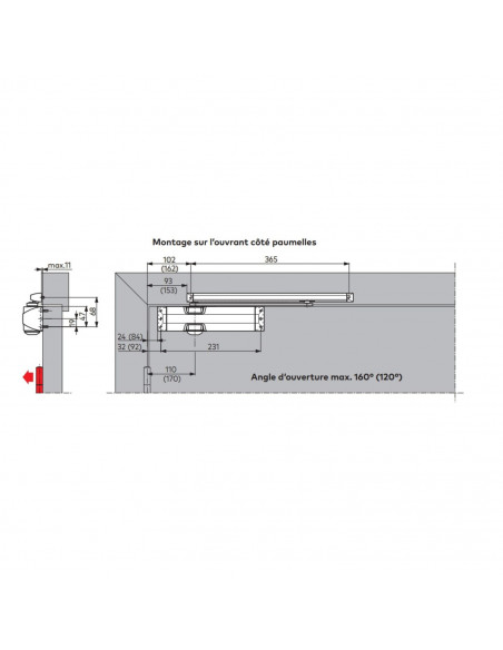 Ferme-Porte Dorma Ts 90