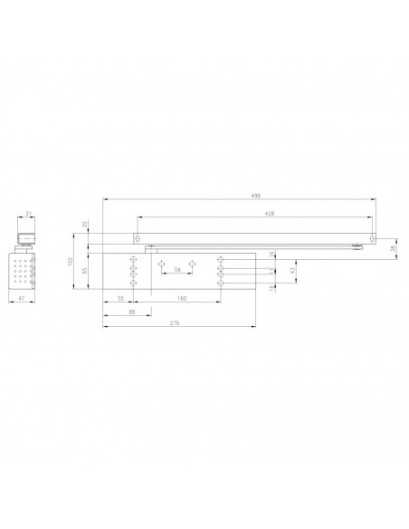 Ferme-Porte Dorma Ts 92 Contur