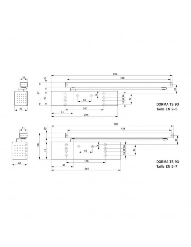 Ferme-Porte Dorma Ts 93 Contur