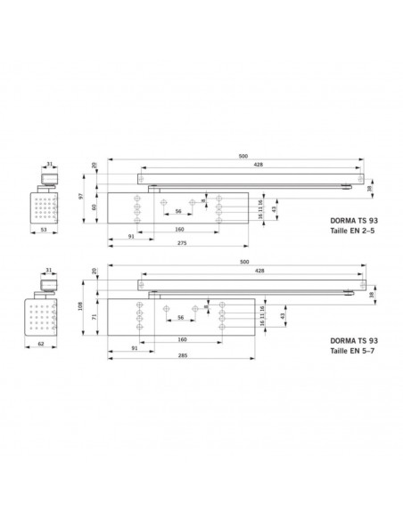 Ferme-Porte Dorma Ts 93 Contur