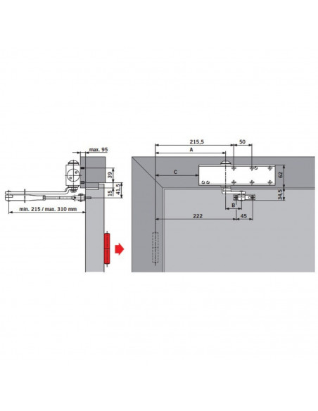 Ferme-Porte Dorma Ts Profil