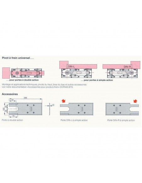 Pivot De Sol Dorma Bts 75