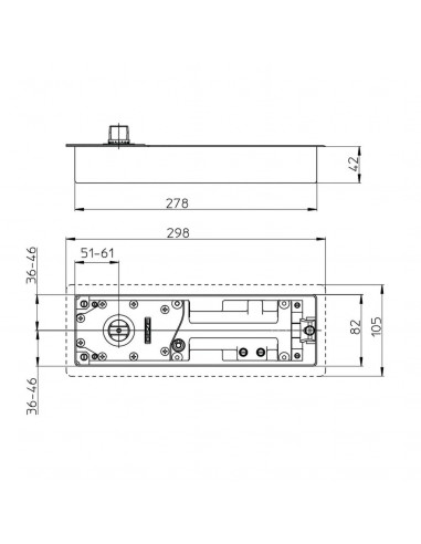 Pivot De Sol Geze Ts 500 Nv