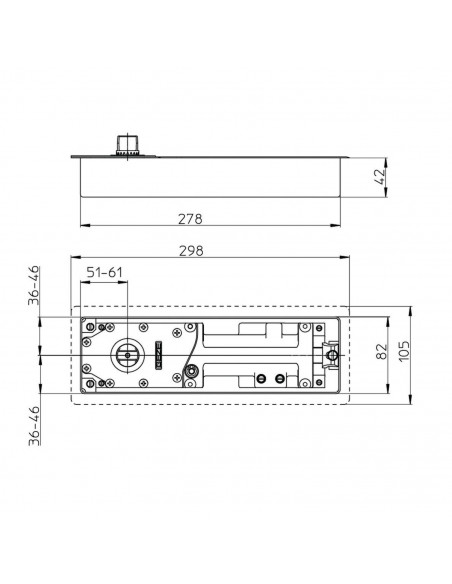 Pivot De Sol Geze Ts 500 Nv