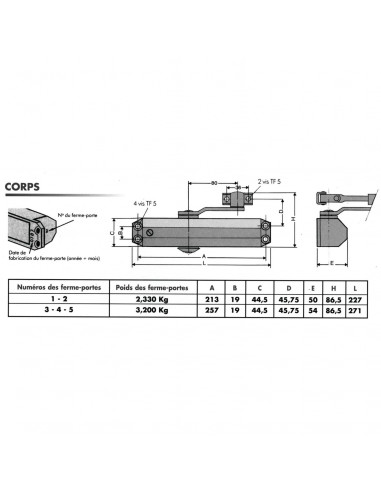 Ferme-Porte Groom Gr010