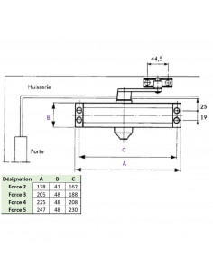 Ferme-Porte Sevax 7000 Ryobi 2