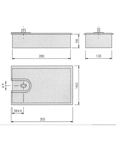 Plaque De Pivot 710 Mustad Pour Série 86n