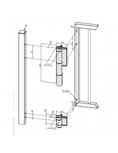 Ferme-Portillon Locinox Mammoth