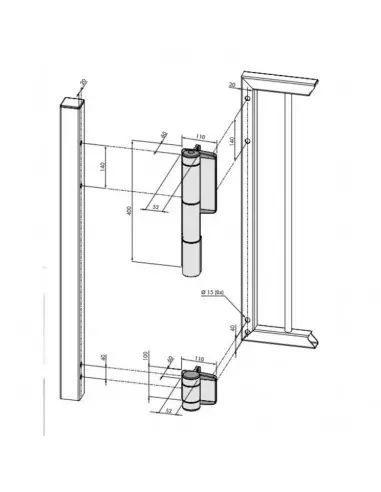 Ferme-Portillon Locinox Mammoth