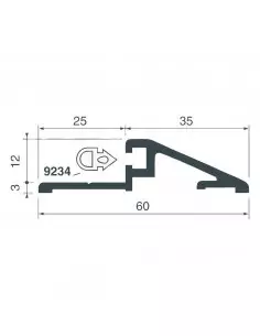 Seuil De Porte Vachette En Aluminium -2 2