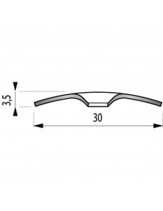Barre De Seuil Dinac À Visser 30mm -5 2