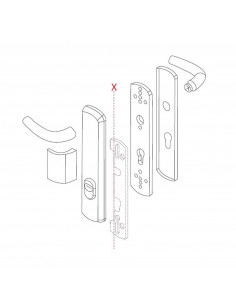Plaque De Réhausse Heracles Pour Ensemble De Sécurité Salome 2