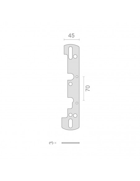 Plaque De Réhausse Heracles Pour Ensemble De Sécurité Salome