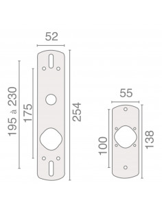 Cale De Réhausse Pour Plaque De Sécurité Héraclès Salomé 2