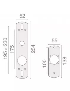 Cale De Réhausse Pour Plaque De Sécurité Héraclès Salomé 2