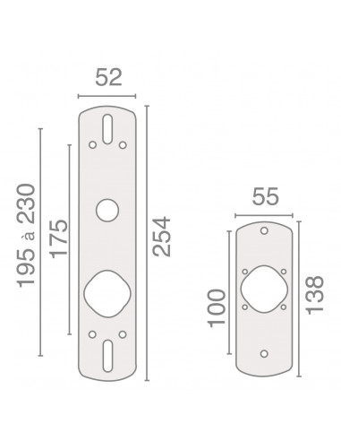 Cale De Réhausse Pour Plaque De Sécurité...