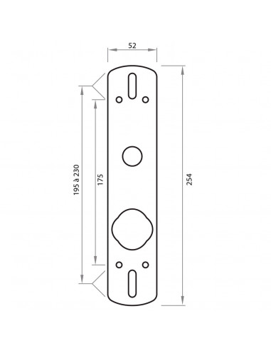 Cale De Réhausse Pour Plaque De Sécurité...