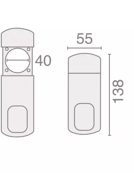 Plaque De Sécurité Héraclès Salomé Magnétique Petit Modèle