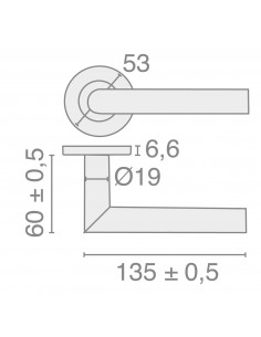 Béquille Double Sur Rosace Heracles Jade Slim 2