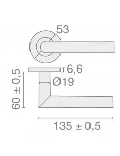Béquille Double Sur Rosace Heracles Jade Slim 2