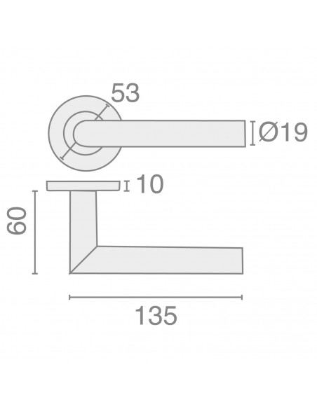 Béquille Double Sur Rosace Heracles Jade 1394 -2