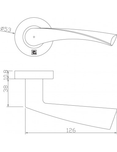 Béquille Double Sur Rosace Massive Héraclès...