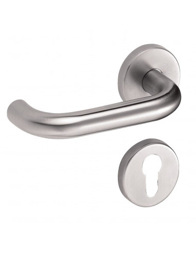 Béquille Double Vachette Sur Rosace Linox