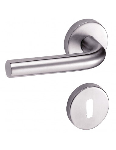 Béquille Double Vachette Sur Rosace Linox