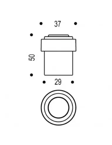 Butoir De Sol Aluminium Vachette 3750
